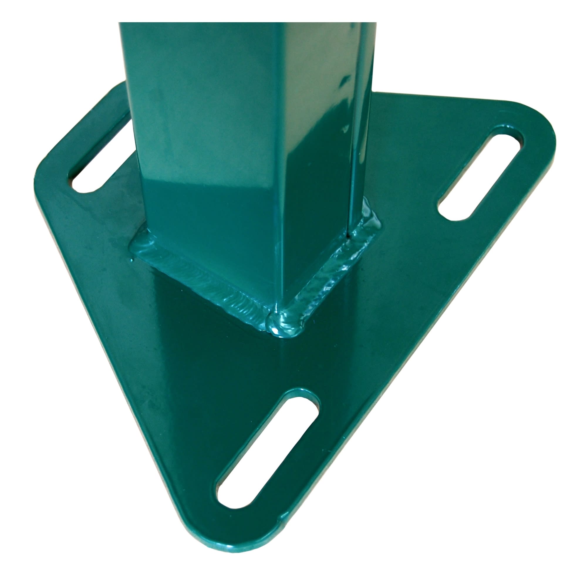 81990722 Столб для забора Grand Line, 62х55х2065 зеленый, 4 отверстия Santreyd  - Вид №1