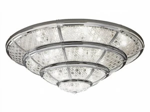 Possoni Illuminazione Хромированный потолочный светильник с кристаллом Giotto 1898/22pl-c