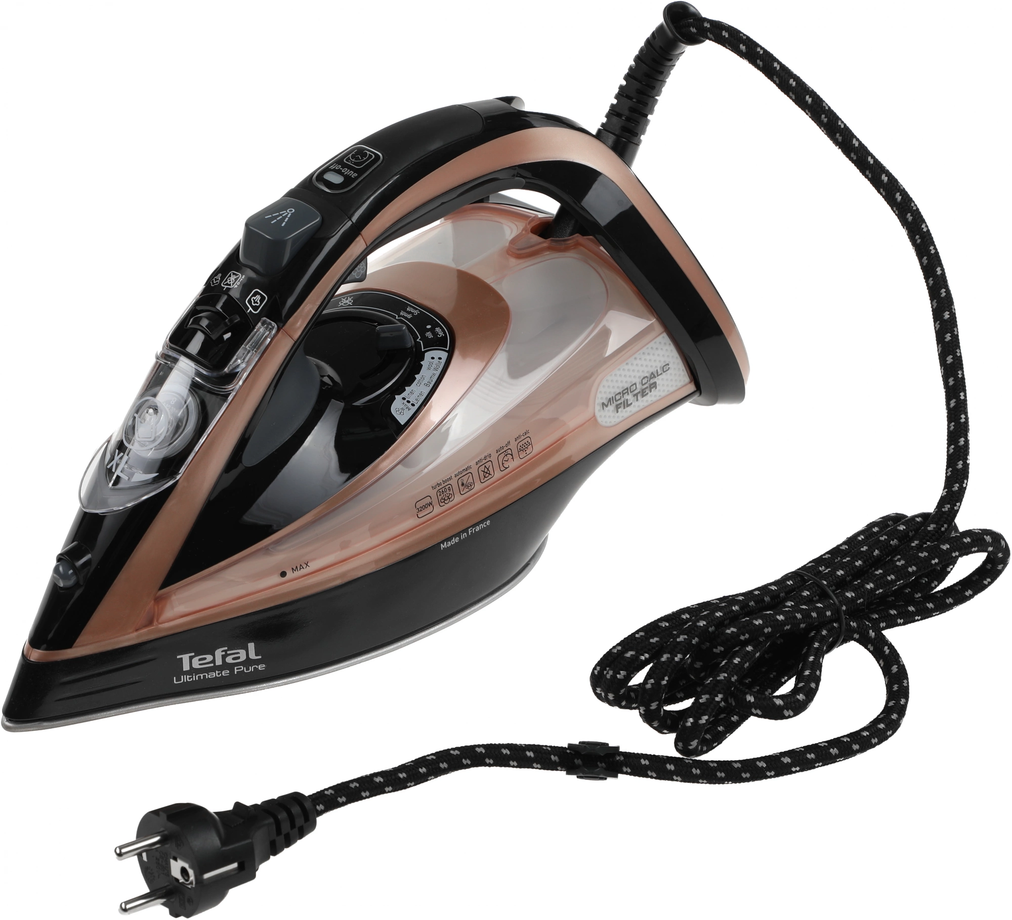 5488341 Утюг Tefal Ultimate Pure FV9845E0 розовый STDN-0088053