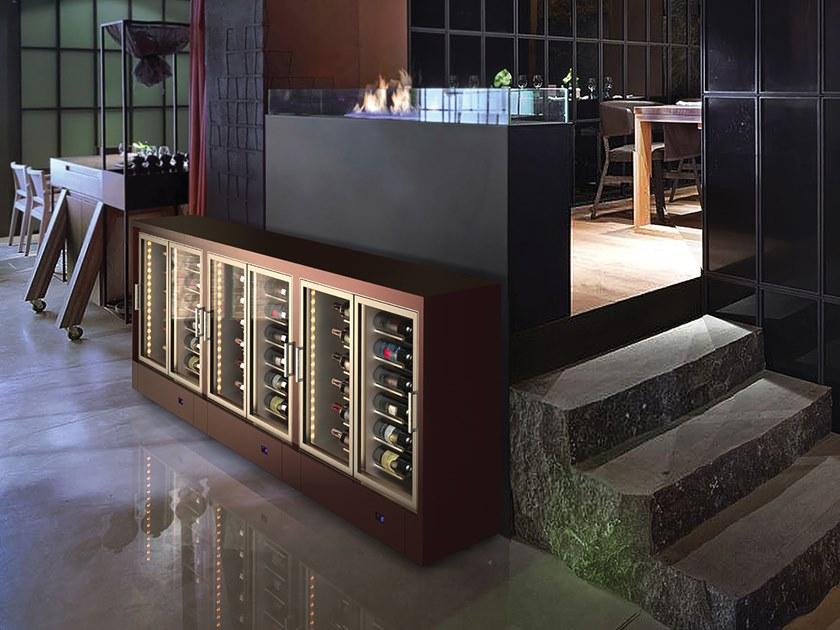 EXPO Алюминиевый винный шкаф со стеклянными дверцами Mod 20 Md-h24/md-m24/md-c24 - Вид №3