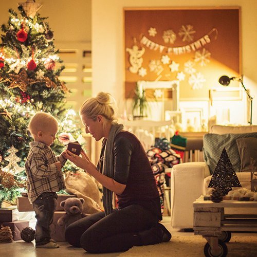 Ароматический воск 75гр. "Дом в Рождество" Home for Christmas CANDLE WARMERS  268193 Красный  - Вид №2