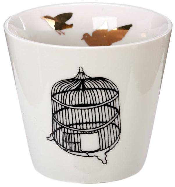 Pols Potten Кружка фарфоровая Freedom birds 230-400-175  - Вид №2