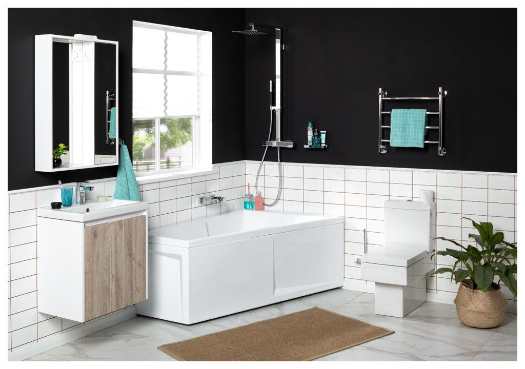 Тумба под раковину Aquanet Клио 60 дуб кантри/белый sun-id-275369 - Вид №5