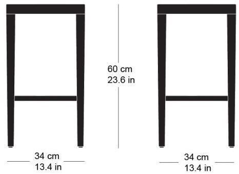 horgenglarus Табурет из массива дерева с подставкой для ног Miro 11-560 - Вид №2