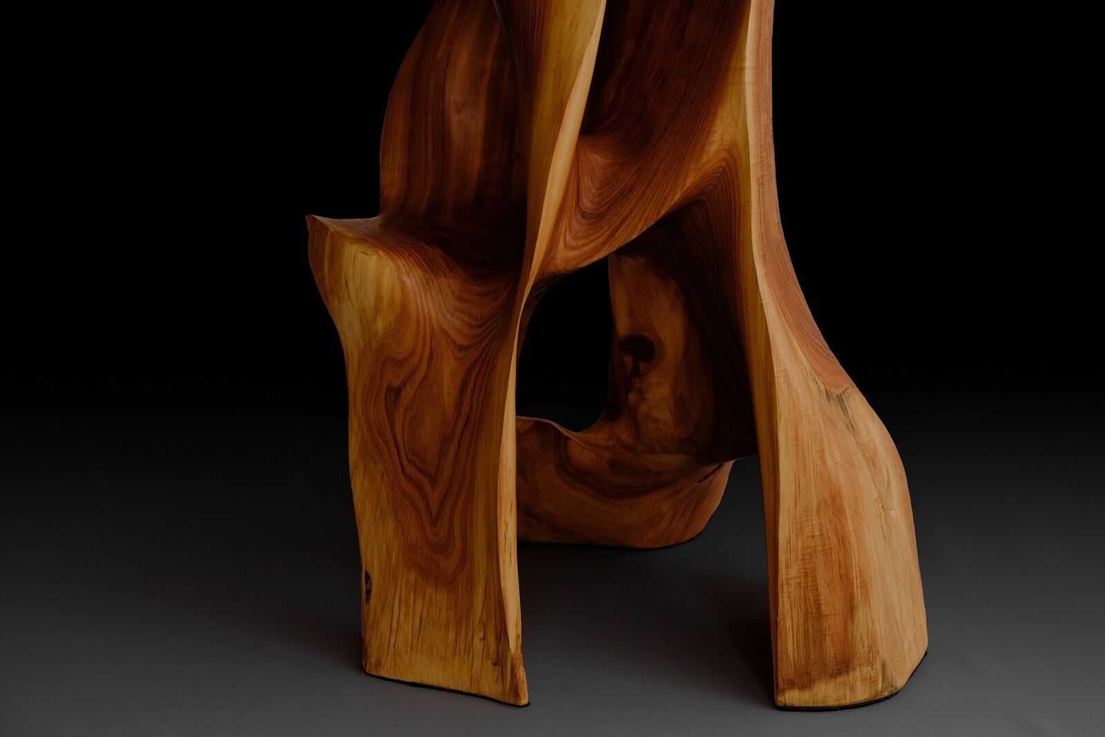 Высокий деревянный стул со спинкой Logniture Makha ARCH-00108144 - Вид №10