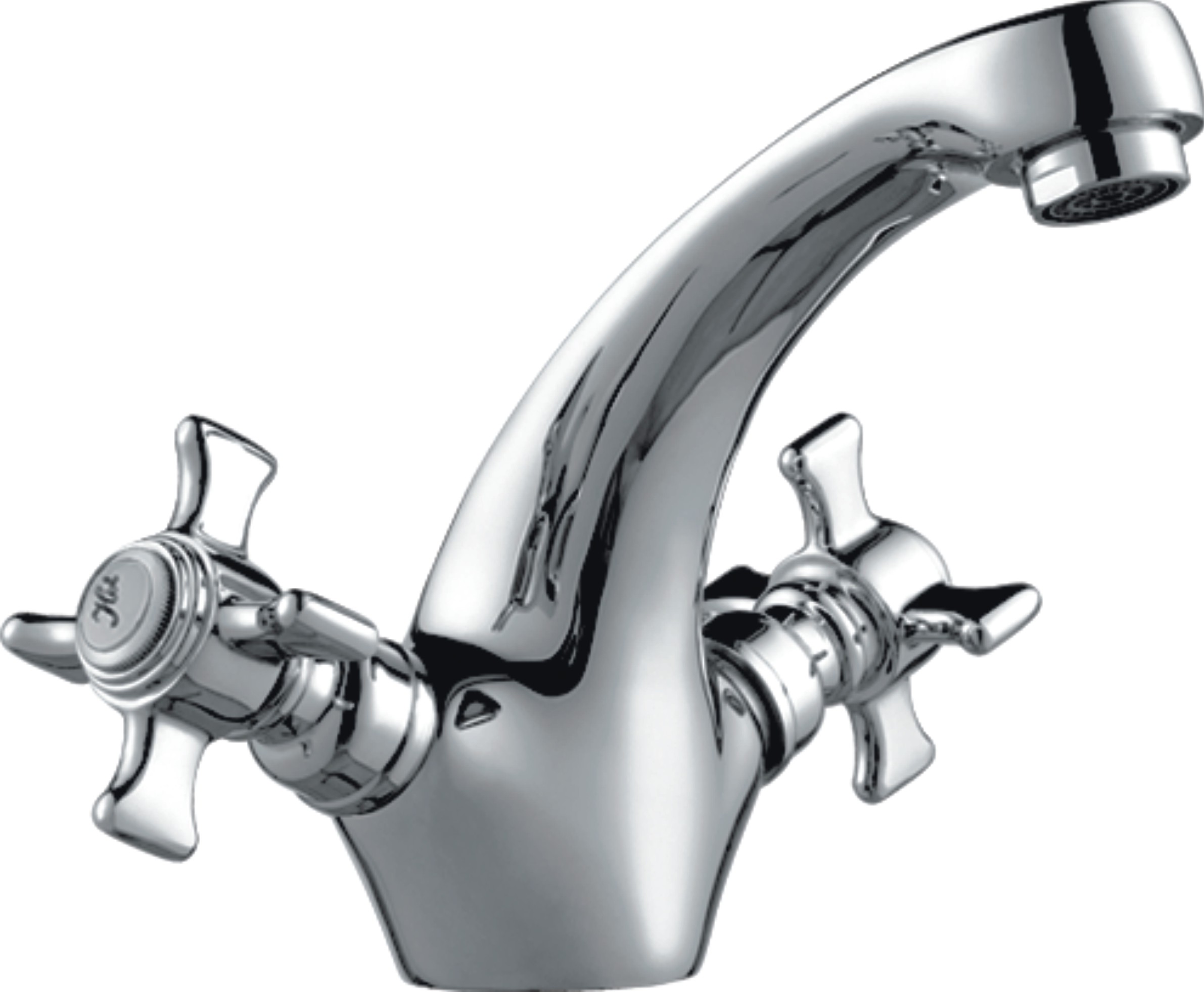 HB1024 Смеситель для раковины , хром Haiba  - Вид №1