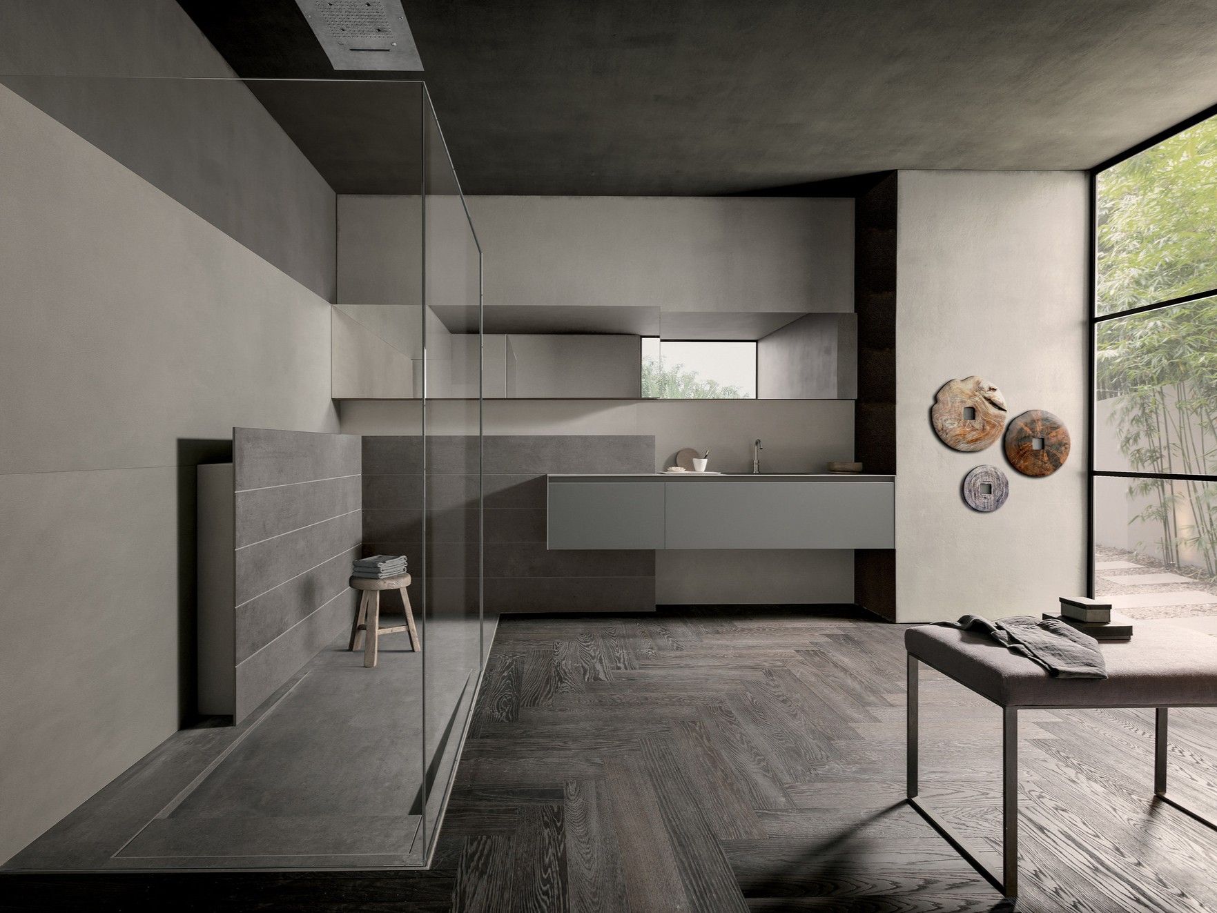 Мебель для ванной комнаты из керамогранита MODULNOVA Skill ARCH-00087547