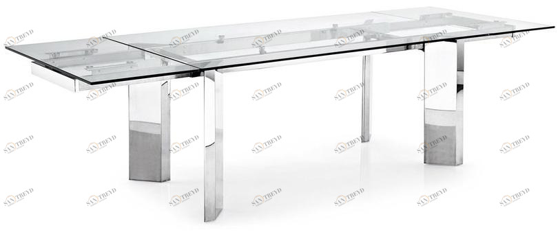 Calligaris Раздвижной стол из закаленного стекла  Cs/4057-r 