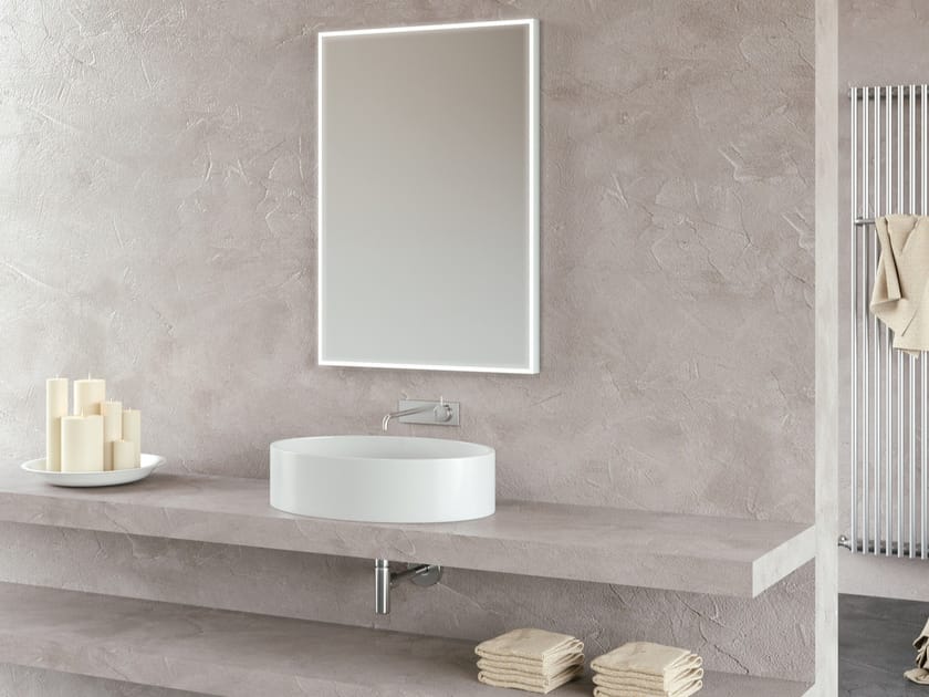 Прямоугольное зеркало со встроенным настенным освещением DDL Reflex ARCH-00091201