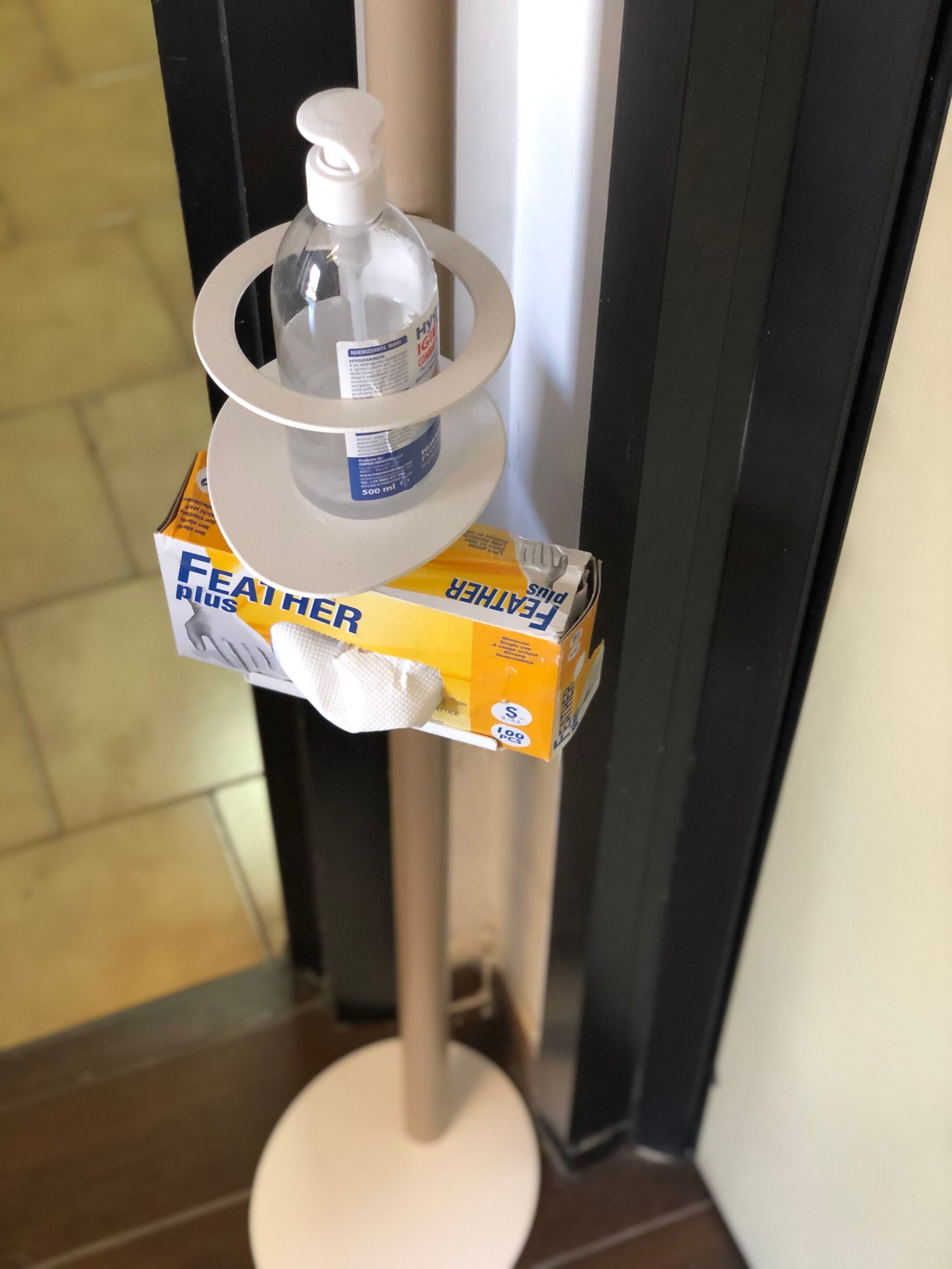 Металлический дезинфицирующий дозатор геля CITYSì SANISTAND LINDO ARCH-00096362 - Вид №6