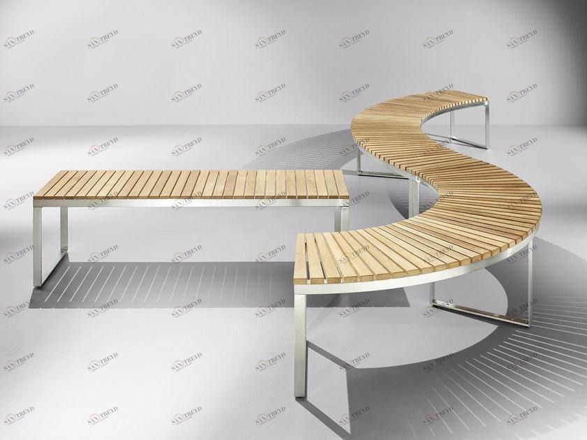 MOBIKA GARDEN Модульная садовая скамейка из тика sun-id-1499124