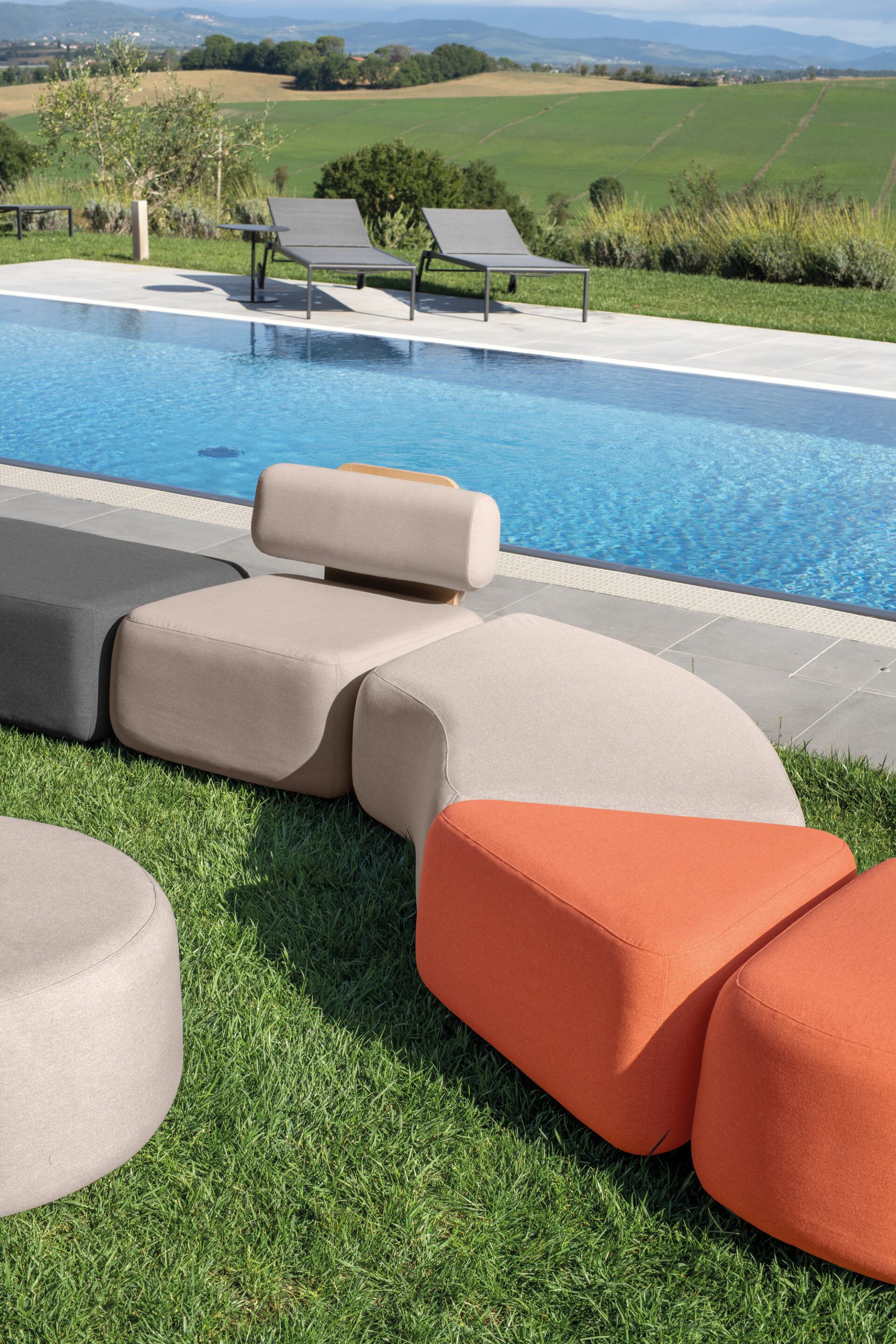 Модульный тканевый диван Quinti Sedute Grand Tour ARCH-00080557 - Вид №8