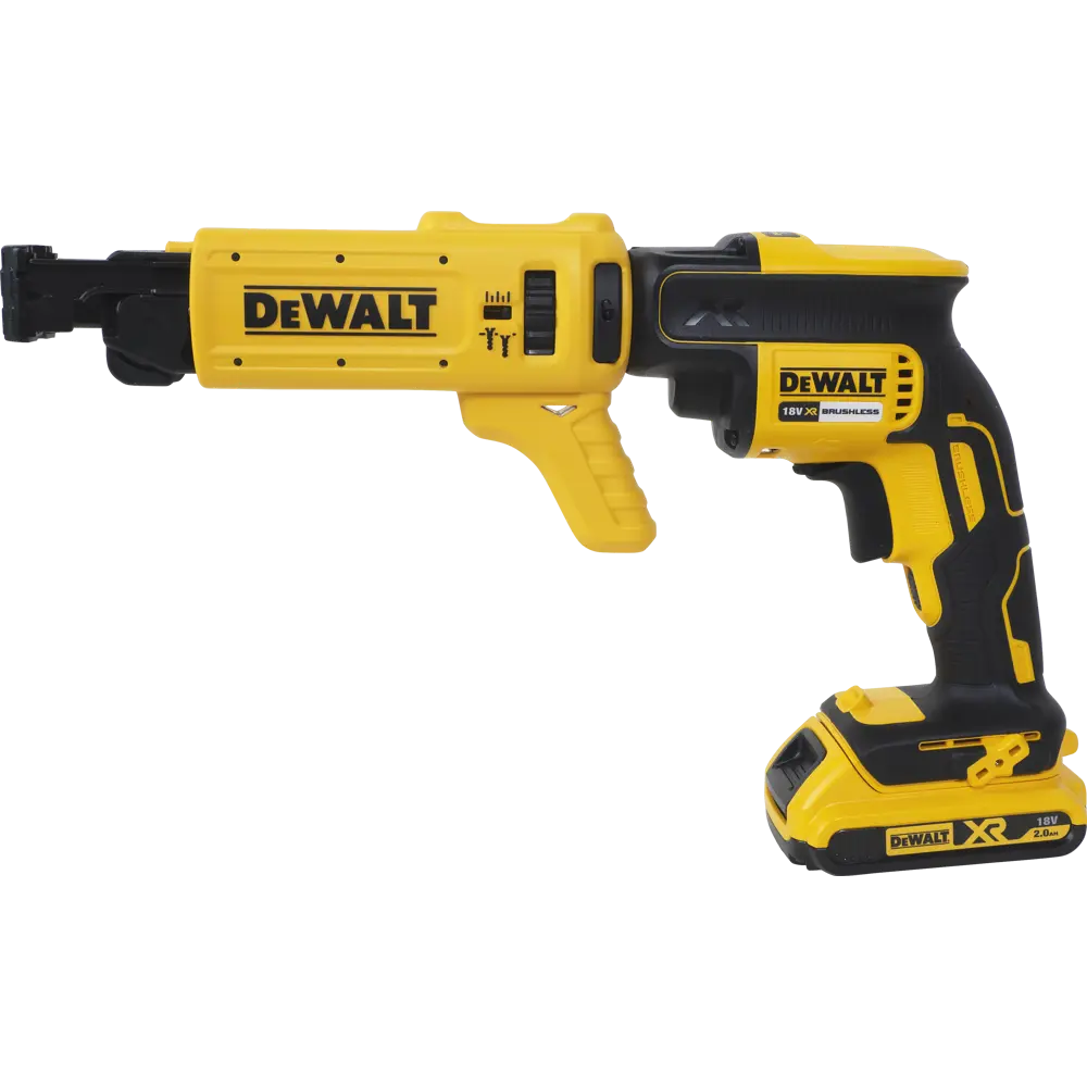 Шуруповерт бесщеточный аккумуляторный по гипсокартону DeWalt DCF620D2K-QW, 18 В Li-ion 2х2 Ач 18787631 STLM-2172312  - Вид №1