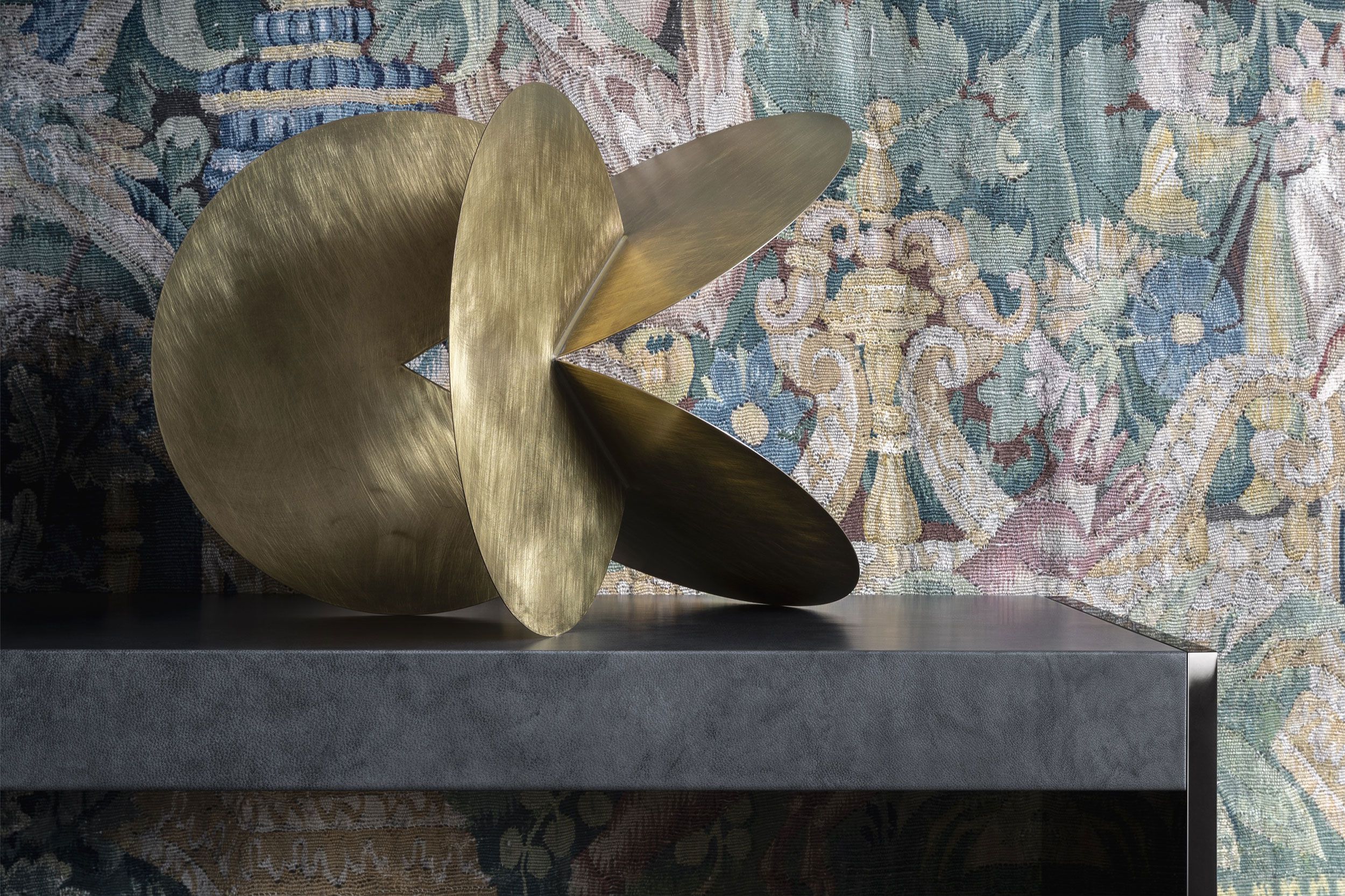 Деревянная прямоугольная консоль OAK Metronome ARCH-00010515 - Вид №6