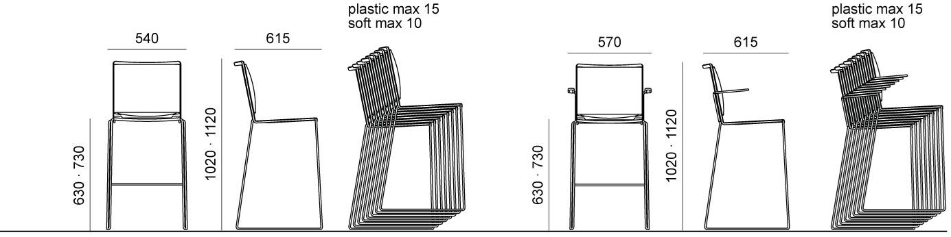 Diemmebi Табурет-санки с подставкой для ног S’mesh sun-id-1502065 - Вид №2