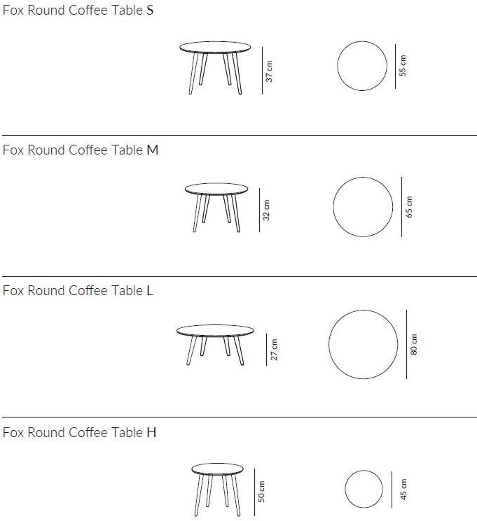 Круглый деревянный журнальный столик Fox Santreyd sun-id-1377452 - Вид №10