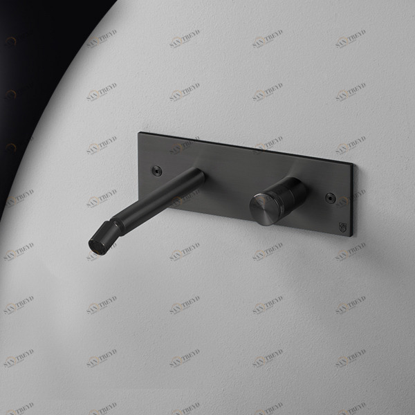 Смеситель для биде настенный HIRO HIR19C карбон Radomonte