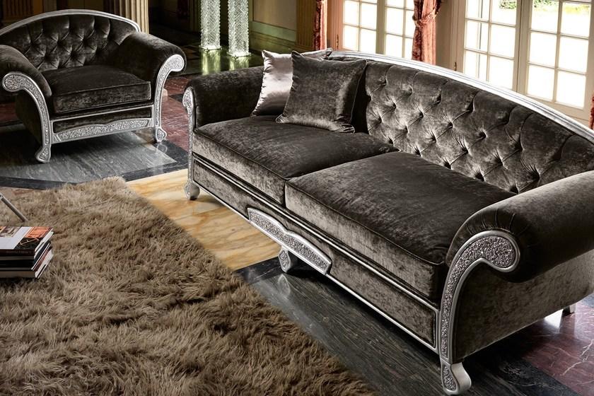 Domingo Salotti 3-местный диван-кровать с тафтингом Trevi sun-id-1505494 - Вид №8