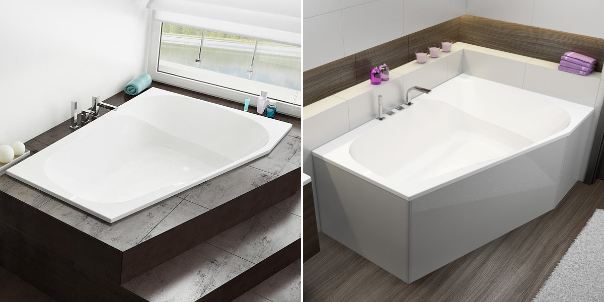 Ванна встраиваемая SPECTRA 180х120 с аэромассажем Deluxe HOESCH 3667 - Вид №4