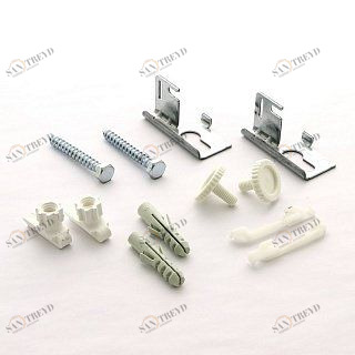 Комплект кронштейнов с заглушкой, воздухоотводчиком VOGEL&NOOT для крепления радиаторов (тип KV) бок FBW1013ZE