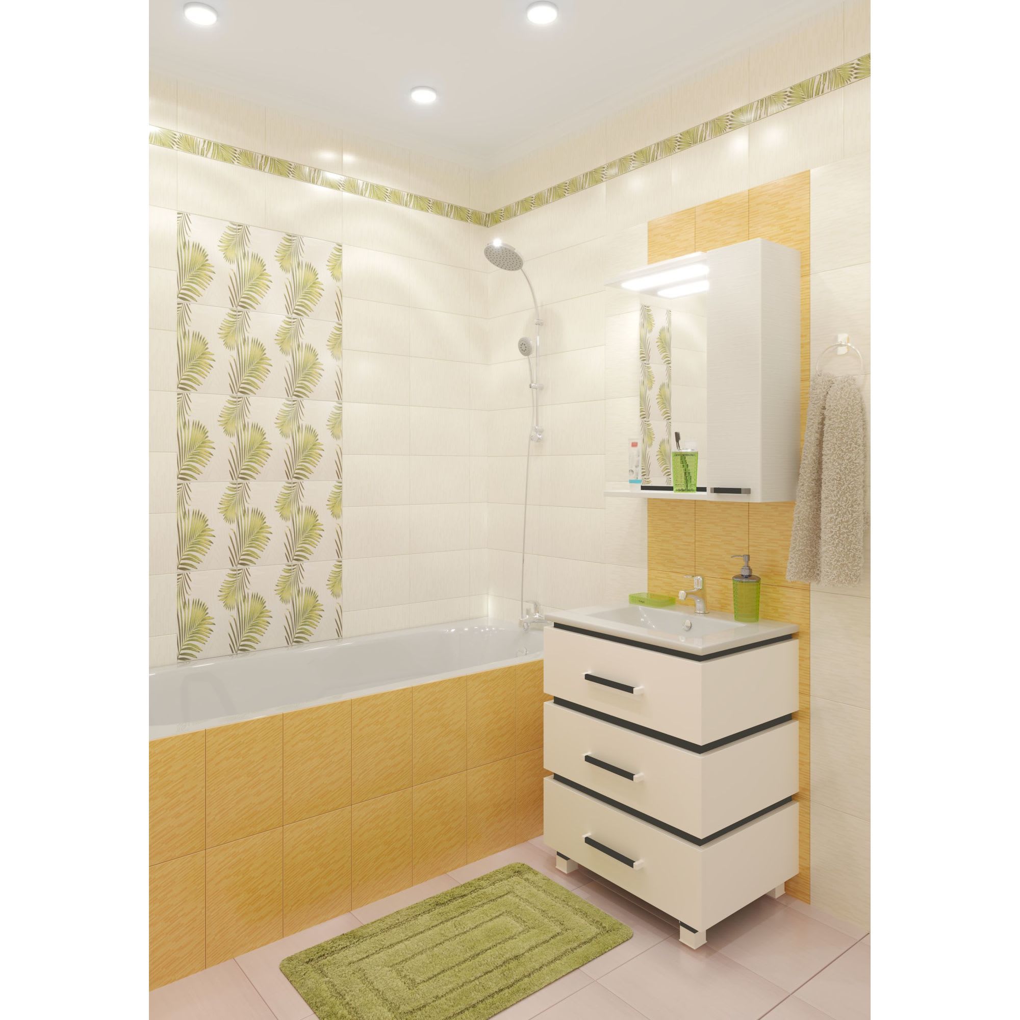 16964015 Шкаф зеркальный «» 75 см цвет светлое дерево Торонто Santreyd  - Вид №5