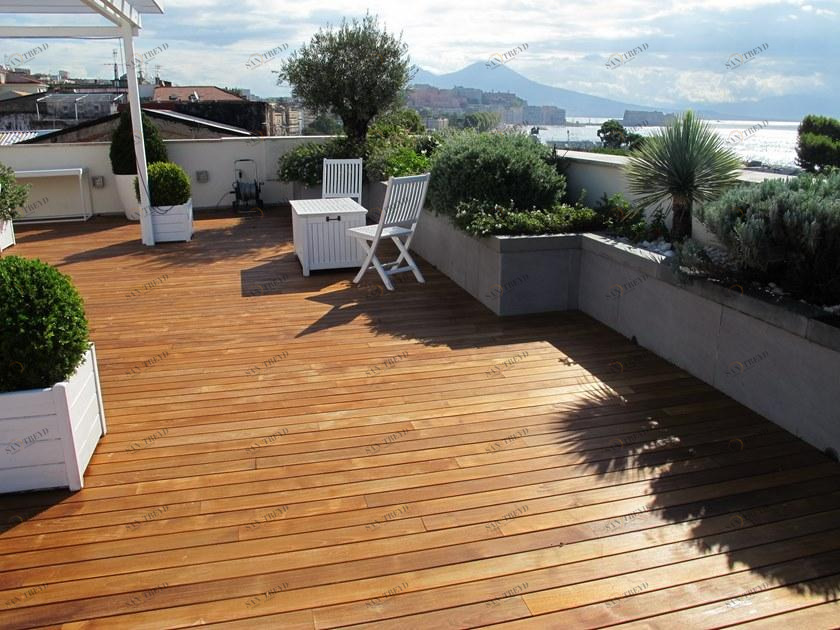 DELBASSO Parquet Профнастил из тика Outdoor sun-id-1468179