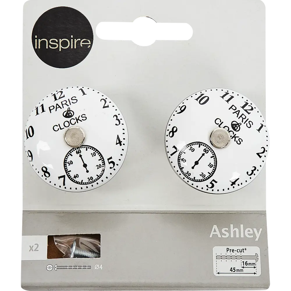 Ручка-кнопка мебельная Inspire Ashley 390 мм, цвет белый, 2 шт. 81967297 STLM-2036106  - Вид №5