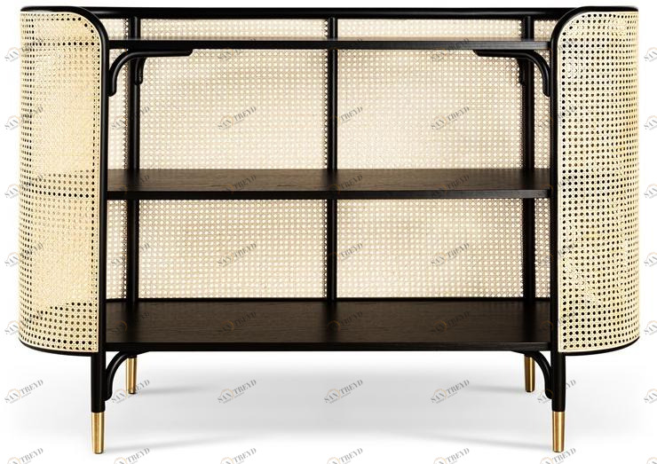 Wiener GTV Design Консоль из бука и венской соломы Mos sun-id-1424736