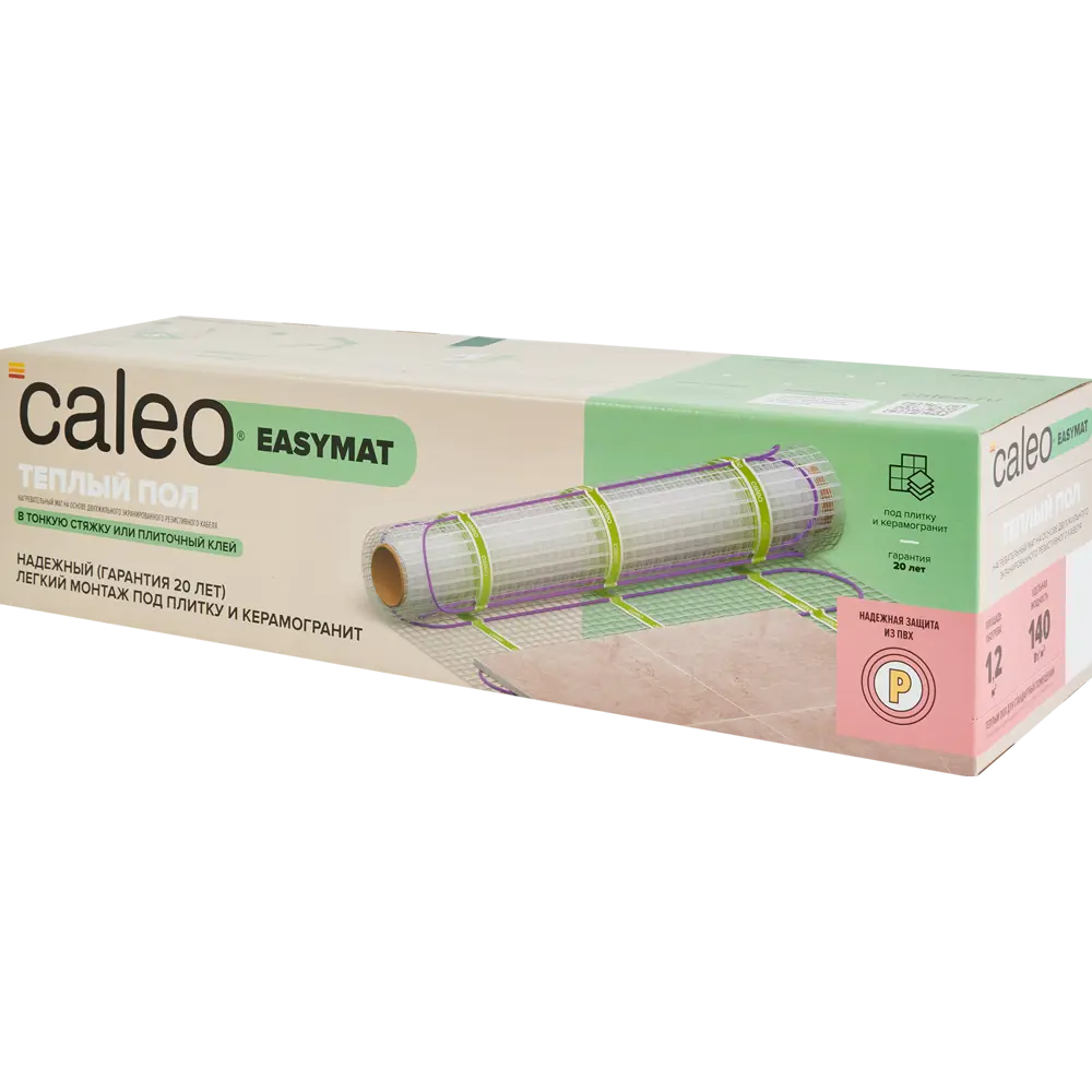 Нагревательный мат для теплого пола Caleo Easymat 1.2 м², 168 Вт STLM-2193521 - Вид №6