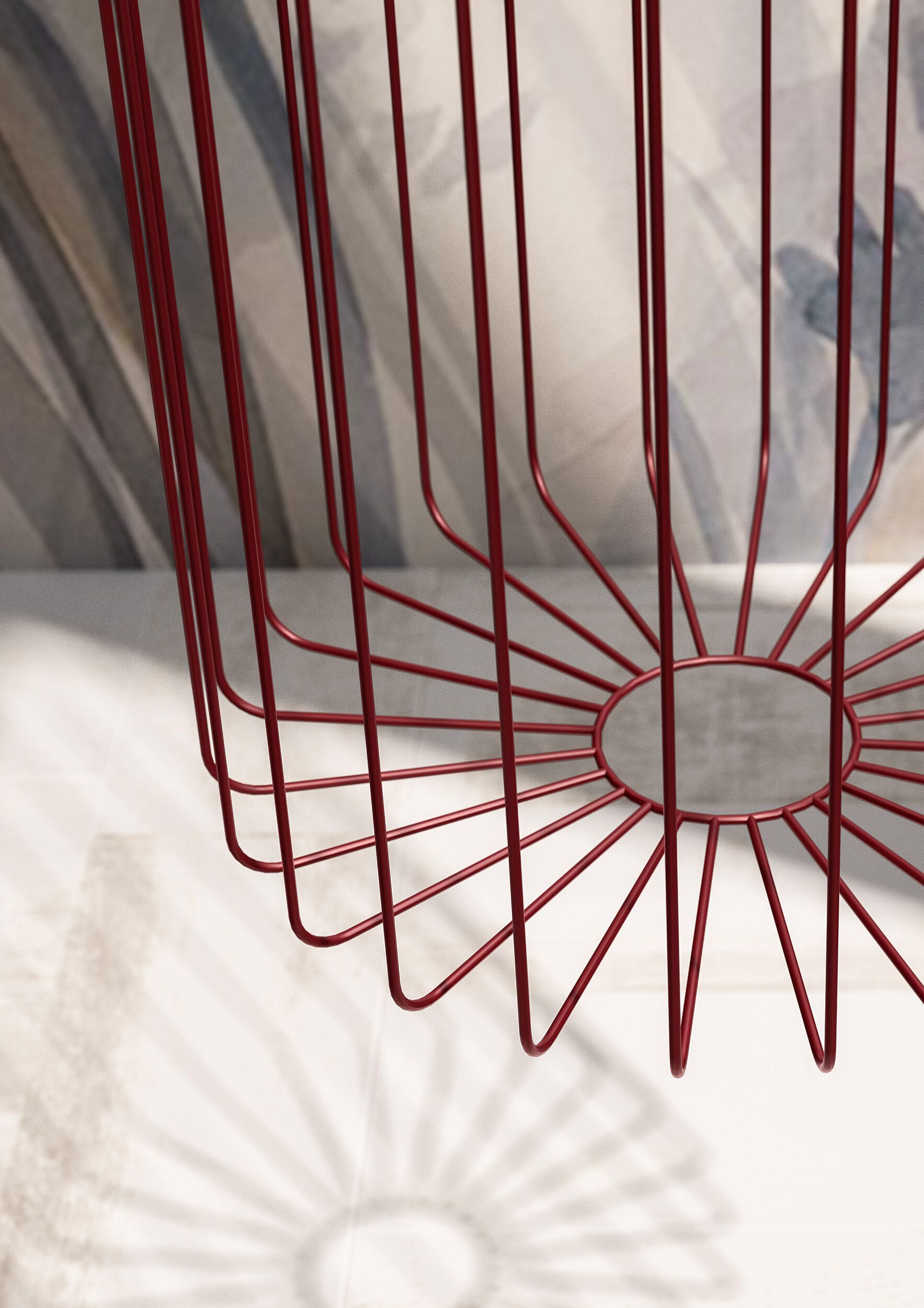 Подвесной светильник из железного стержня Pipedesign he LEI LALTRA ARCH-00100444 - Вид №5