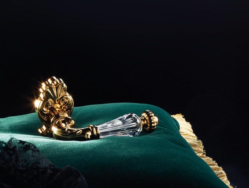 LINEA CALI' Оконная ручка из латуни в классическом стиле с кристаллами swarovski® Ninfa crystal sun-id-1471136 - Вид №1