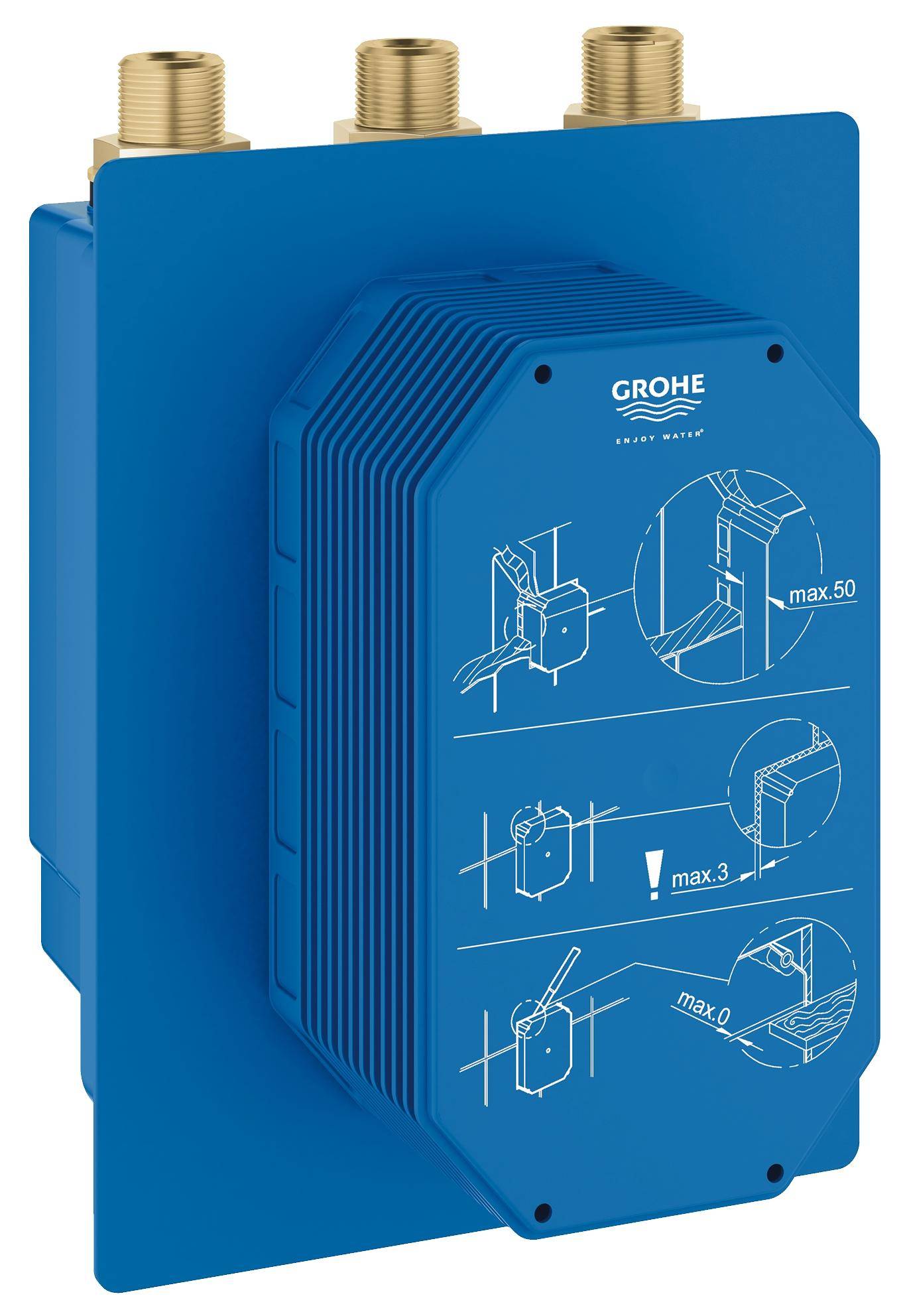 36322000 Монтажный ящик для Grohe хром 