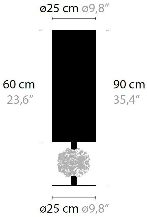 ILFARI Настольная лампа с прямым и отраженным светом из ткани Flower from amsterdam sun-id-1514785 - Вид №1