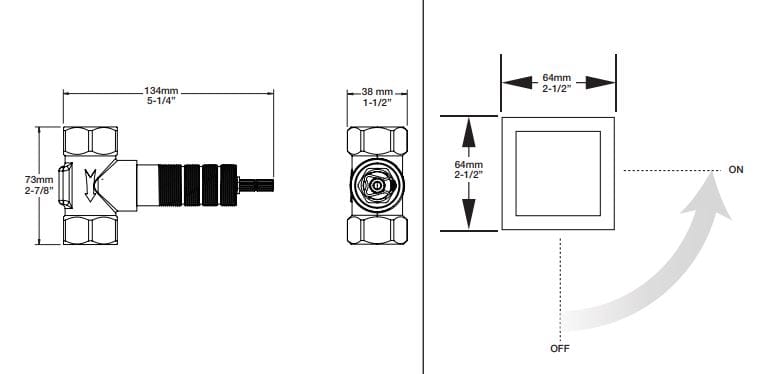 Термостатический набор для душа с душем BARIL PRO-3852-10 ARCH-00117164 - Вид №3