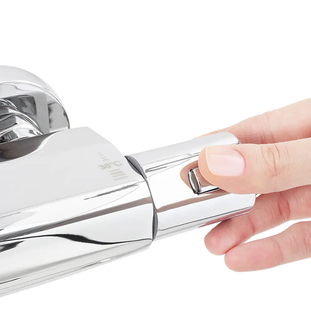 Смеситель термостатический Iddis Uniterm UNISB02i74WA с изливом цвет хром STLM-2193524 - Вид №6