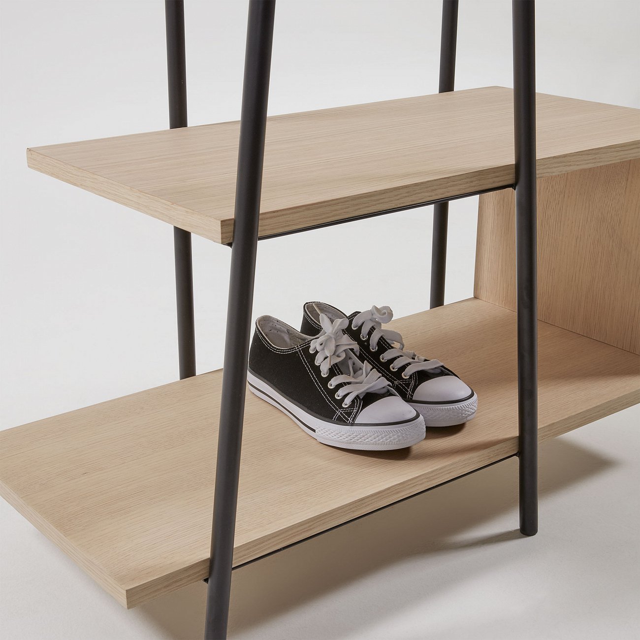 Вешалка напольная с полкой и зеркалом Nostalgic от La Forma LA FORMA NOSTALGIC 00-3864974 Бежевый;зеркальный;черный  - Вид №3