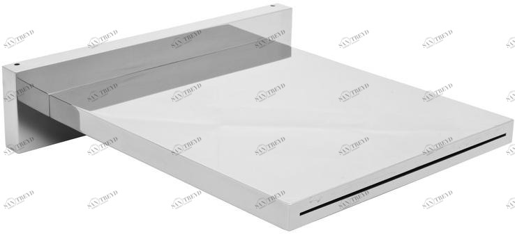 GRAFF Настенный стальной каскадный излив Aqua sense 5105080