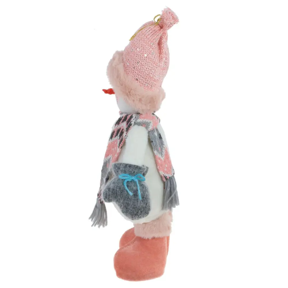 89378945 Игрушка мягкая Снеговик 779452 47 см розово-серый STLM-1446779 Santreyd  - Вид №3