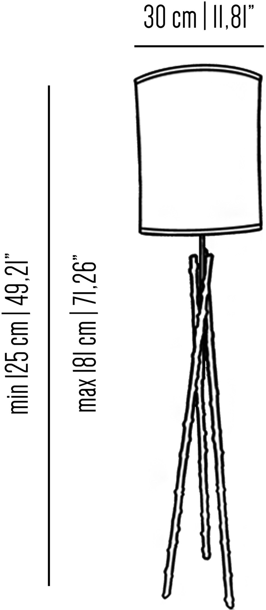 Il Bronzetto Торшер из латуни Eclectic Ros02 - Вид №3