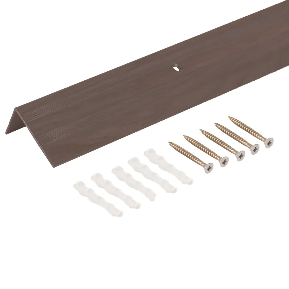 ARTENS Угловой порог для ступеней и углов 90 см цвет венге 17869870 STLM-0008891
