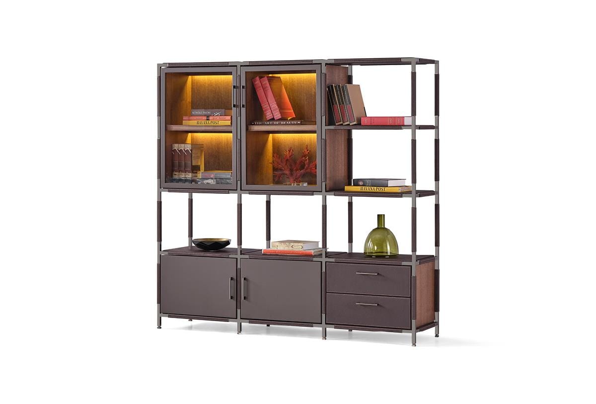 Самонесущая модульная металлическая Книжная полка Mobi SWISS ARCH-00110086 - Вид №1