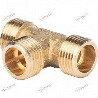 Тройник НР 1/2" латунь STOUT SFT0017121212