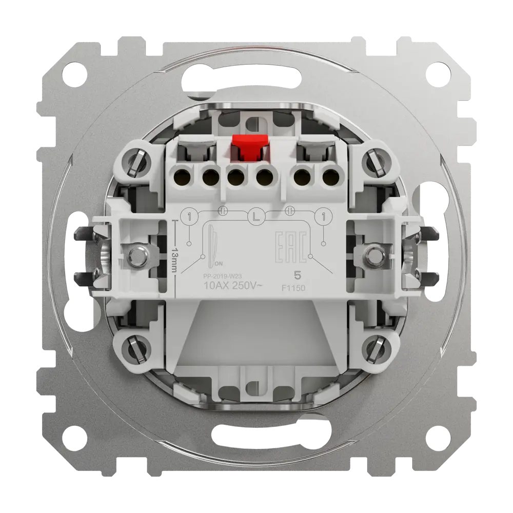 Выключатель встраиваемый Systeme Electric Sedna Design 2 клавиши, цвет белый 84830249 STLM-2131750 Sedna Design Elements - Вид №2