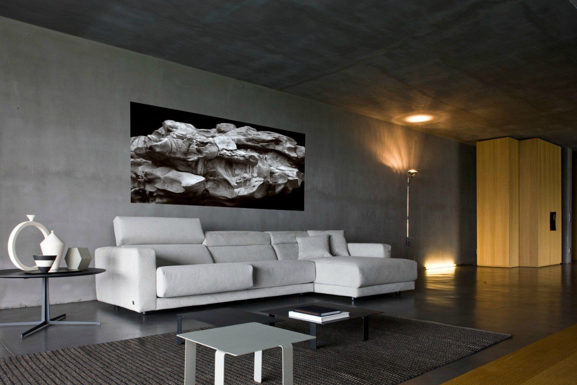 Фотокартина 50х80 см "Дым" PANKOVSKY STUDIO ПЛАСТИФИКАЦИЯ 015920 Серый;черный  - Вид №1