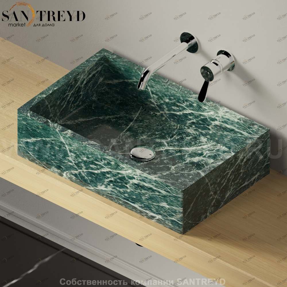 ACER0730PVP Накладная раковина на столешницу  прямоугольная Agape 