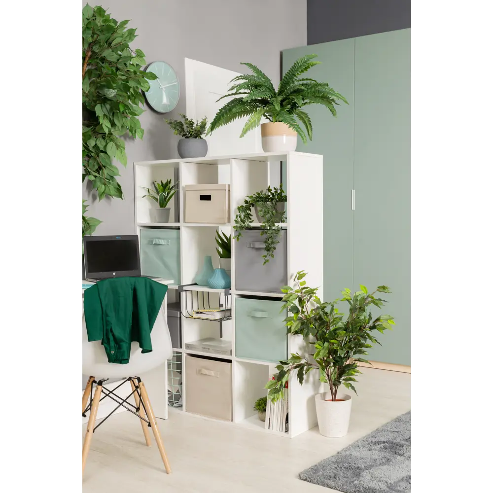 Короб-органайзер KONSENSA 31x31x31 см полиэстер цвет голубой 89387982 STLM-2202861 Kub - Вид №4
