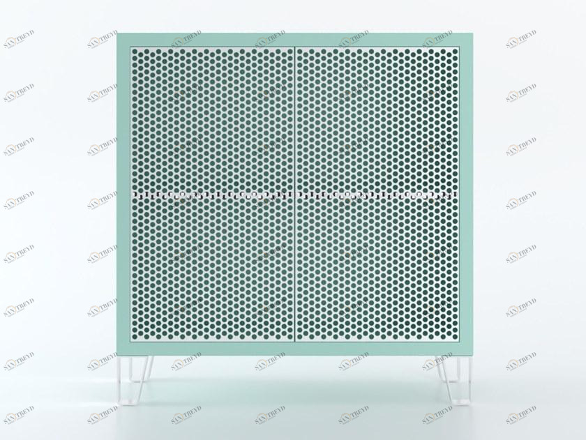 De Rosso Комод из ламината HPL с распашной дверцей из перфорированного металла Limited edition sun-id-1412315