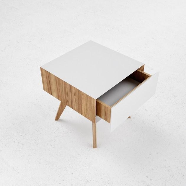 ODESD2 Прикроватный столик из стали и дерева H sun-id-1356214 - Вид №5