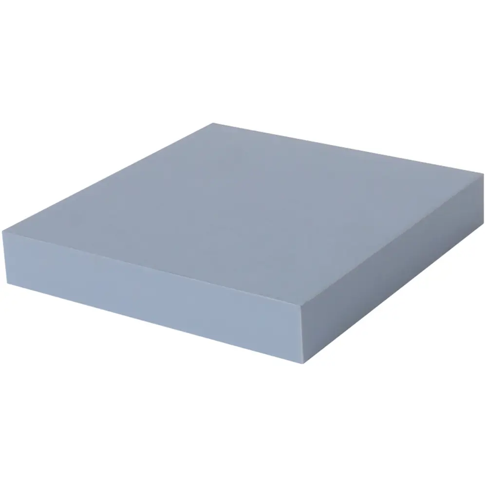 Полка мебельная прямая 23x23.5x3.8 см МДФ цвет голубой 81898802 STLM-2120501 SPACEO 