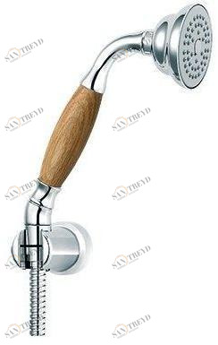 rvb Настенный ручной душ с гибким шлангом и системой защиты от накипи 1935 wood 8027.11.26-cc